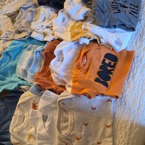 Lot Of 20 Baby Bodysuit Collection